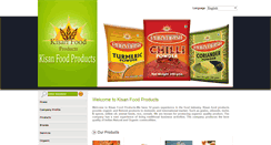 Desktop Screenshot of kisanfood.com
